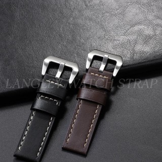 Dây đeo đồng hồ da thật cổ điển 20mm 22mm 24mm Dây đeo đồng hồ da bò cổ điển Vải thiều họa tiết Họa tiết da bò Vòng tay nam nữ Dây đeo cổ tay thông thường