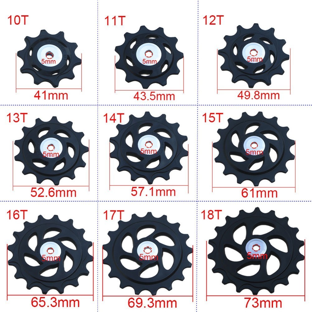 [Cosyh] 10-18T MTB Xe Đạp Phía Sau Mech Derailleur Ròng Rọc Bánh Xe Mang Xe Đạp Đường Bộ