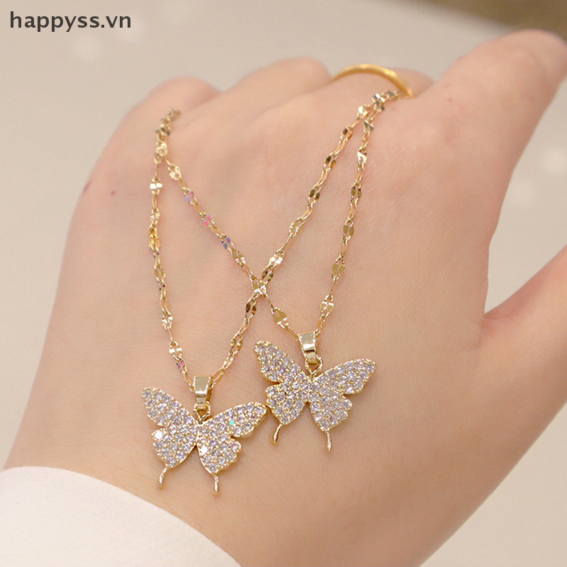 Hap Vòng cổ mặt dây chuyền vàng thời trang Hàn Quốc dành cho nữ dây chuyền cổ bằng thép không gỉ Trang sức nữ VN