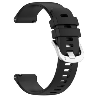 Dây đeo silicon khóa bạc 18 20 22mm cho Garmin Venu 4 4s 3 3s / sq 2 / 2s / Vivoactive 5 6 / 165 245 645 255 255S 265 265S 570 970
