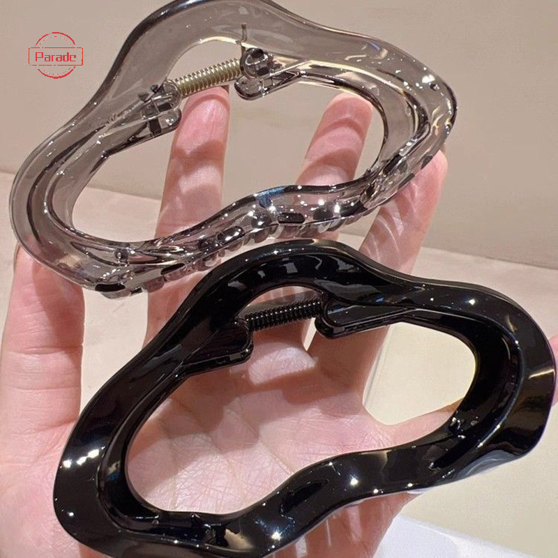 Diễu Hành 1 Chiếc Đám Mây Thanh Lịch Rỗng Vuốt Tóc Kẹp Nữ Bé Gái Thạch Acrylic Kẹp Tóc Nhựa Kẹp Tóc Barrettes Phụ Kiện Tóc VN