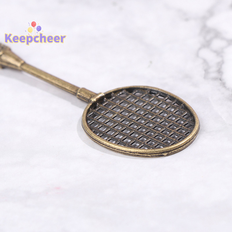 [Keepcheer] Móc khóa vợt cầu lông bằng kim loại Móc khóa cho xe hơi Móc khóa thể thao Quà tặng [Mới]