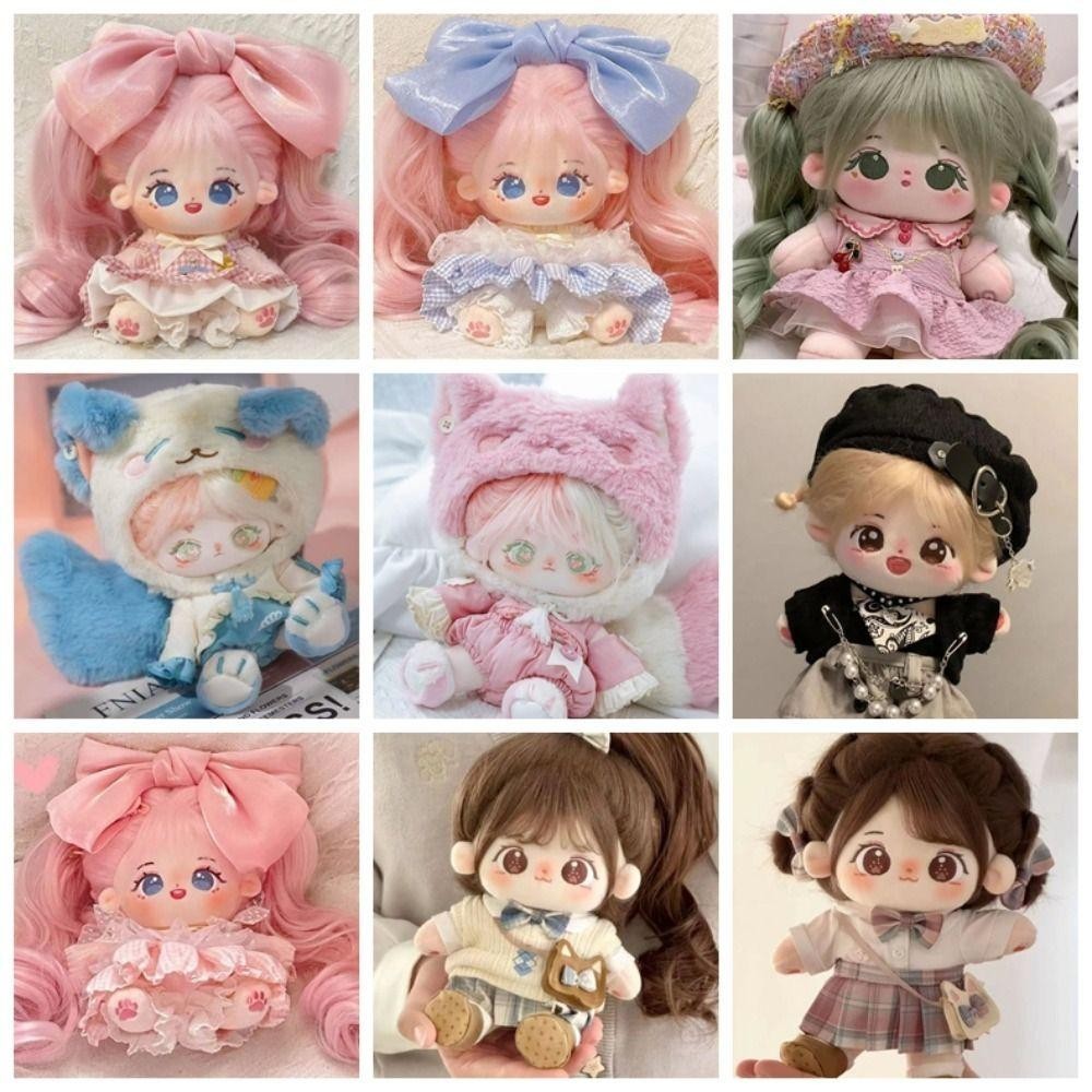 Flazea Trang phục búp bê sang trọng Kpop, Quần áo đẹp dễ thương cho búp bê Cotton 20cm, Đầm JK thời trang chất lượng cao