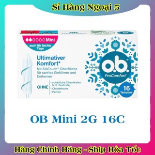 [CÓ CHE TÊN] Băng vệ sinh Tampon Ob - Hàng Nội Địa Đức