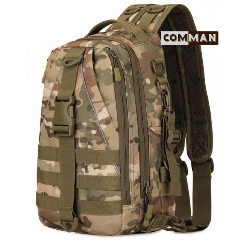 Túi đeo chéo kết hợp ba lô COMMAN_Fishing Chest Bag Backpack