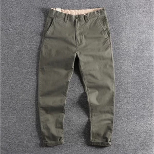Quần dài kaki phong cách Retro__dã ngoại