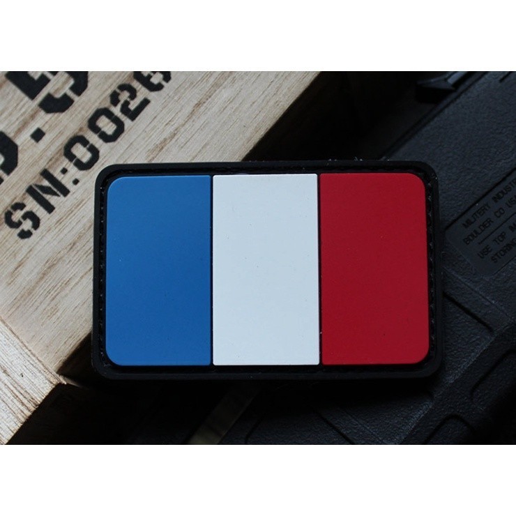Patch_miếng dán velcro PVC cờ các nước_retro