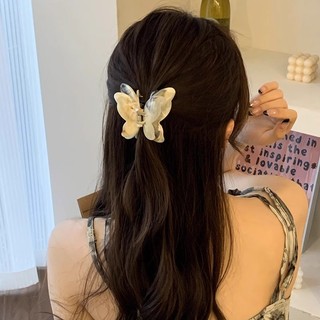 Kẹp tóc loang màu đá 3D pastel hình cánh bướm siêu xinh hottrend cope