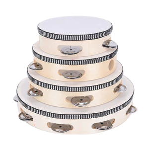 Tmoy Nhạc Cụ Tambourine Trống Trẻ Em Giáo Dục Âm Nhạc Tambourine TCM