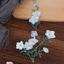 WEETW Hoa Thêu Miếng Dán, Thanh Lịch Hoa Mai Quần Áo Táo, Miếng Dán Vải Vintage Sắt Trên Tinh Tế Quần Áo Miếng Dán May