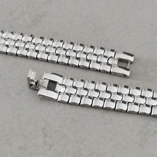 Dây đồng hồ thép không gỉ 6-16mm, vòng tay nữ, đánh bóng, cho đồng hồ hoa hồng Lola