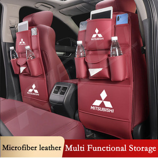 Mitsubishi Ghế Sau Túi Bảo Quản Ô Tô Chống Đá Thảm Công Suất Lớn Ghế Sau Ô Tô Tổ Chức Hộp Đựng Khăn Giấy Tự Động Cho Ralliart Mirage Triton Xpander Lancer ASX Outlander Attrage Pajero