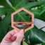 Bình treo tường PWSSEND, Hộp đựng chậu hoa trong suốt, Cây thủy canh tối giản Giá đỡ cây trồng hình nón để trang trí văn phòng tại nhà