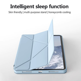 Ốp Lưng Máy Tính Bảng Thông Minh Cho Redmi Pad Pro 12.2 SE 11 Pad10.61 SE 8.7 Xiaomi Poco Pad12.1 6 5 Pro 11inch Y-Fold Stand Leather Soft Cover