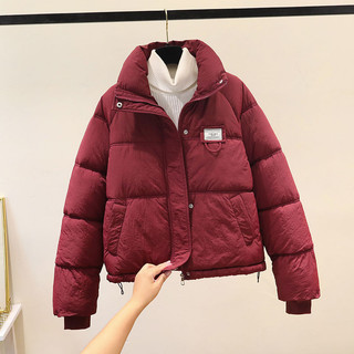 Mới Ngắn Xuống Áo Khoác Đệm Nữ Influencer Mùa Đông Dày Áo Khoác Đệm Nhỏ Rời Mỏng Hơn Nhìn Có Đệm Áo Khoác
