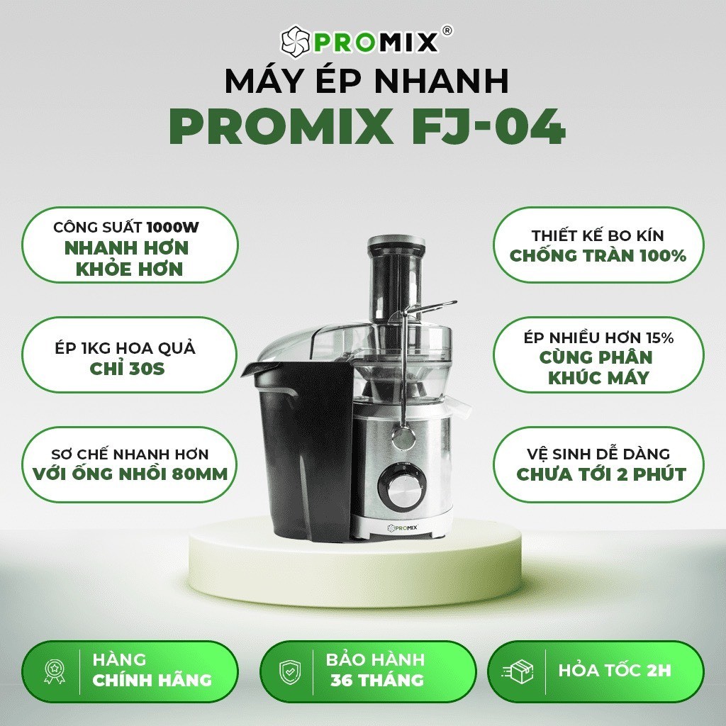 [ FJ 04 ]Máy ép trái cây, máy ép nhanh Promix FJ-04 [FJ04] - Công suất ...