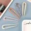 Chân tóc HOSELY, Mũ nón Thiết kế hình học Nĩa tóc, Bùng tóc Acetate hình chữ U thời trang dành cho nữ Cô gái