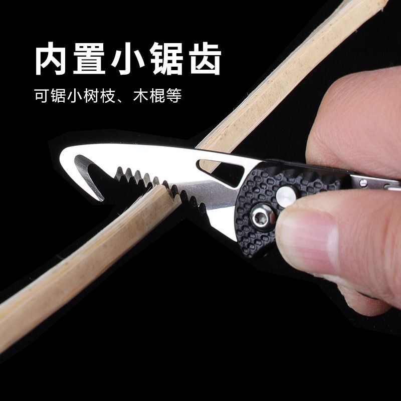 Đa Năng Có Thể Gập Lại Unboxing Dụng Cụ Móc Khóa Răng Cưa Kéo Móc Di Động Nhanh Dụng Cụ Ô Tô Khẩn Cấp Cắt Dây An Toàn