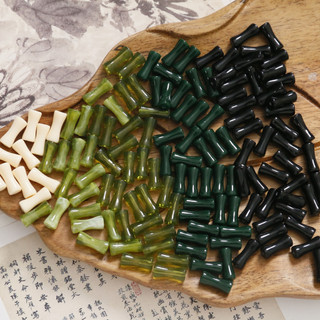 Phong cách Trung Quốc mới cổ điển tre lỗ thẳng chuỗi hạt phụ kiện Acrylic Vòng tay tự làm bằng tay phụ nữ Vật liệu mặt dây chuyền bán buôn