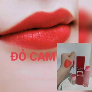 son kem nhung lì đỏ cam