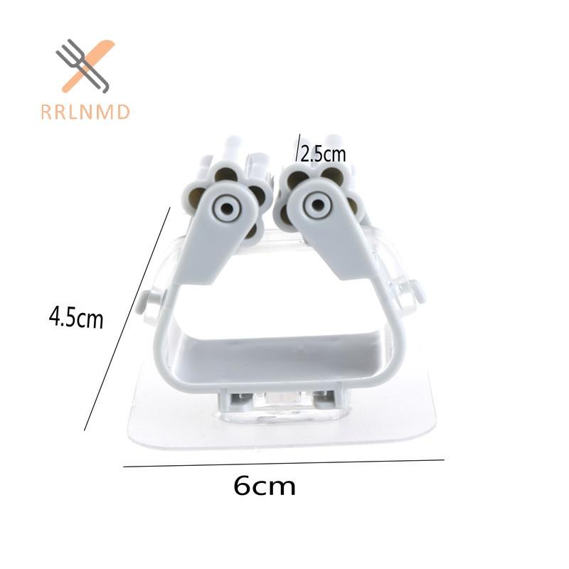Rrlnmd Treo Tường Cây Lau Nhà Giá Đỡ Bàn Chải Chổi Móc Treo Ô Kẹp Phòng Tắm Giá Để Đồ MỚI
