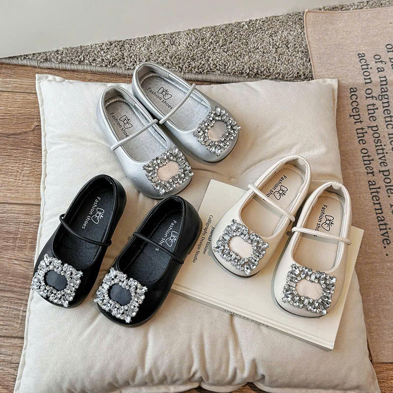 giày búp bê bé gái giày bệt cho bé kiểu dáng hàn quốc da PU êm chân QCCC full hộp size đại nhẹ êm chân fk128 ( ảnh thật)