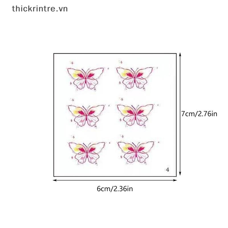 THI 15 Tờ Long Lanh Dreamy Chống Thấm Nước Tạm Thời Hình Xăm Lâu Dài Chống Thấm Nước Thực Tế Giả Hình Xăm Ngón Tay Dán VN