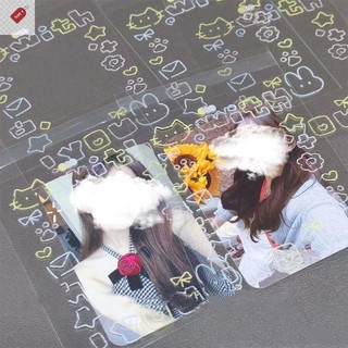 Alik 50 Chiếc Graffiti Mèo Con Túi Tự Dính Thẻ Nhỏ Tự Niêm Phong Túi Bao Bì Thẻ Quà Tặng Túi OPP VN