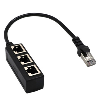Cáp Chia Mạng LAN RJ45 1 Ra 3 Đầu, Bộ Chia Ethernet Dây Cáp Mạng 1 Sang 3, Tiện Lợi, Dễ Dùng
