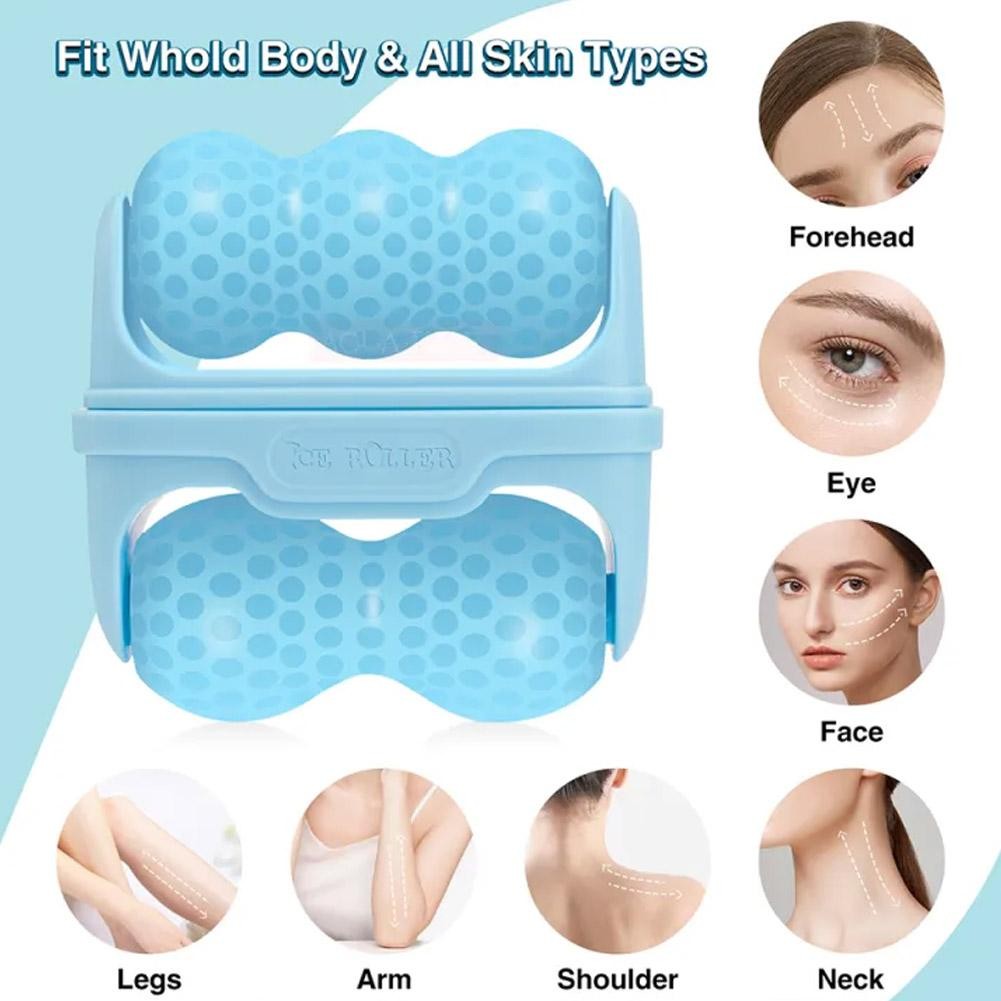 Con Lăn Đá Cho Mặt Massage Mắt Dụng Cụ Hai Đầu Di Động Làm Mát Mặt Máy Mát Xa Lạnh Mặt Y5r0