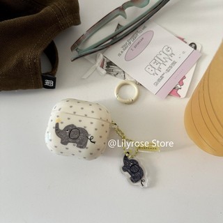 Ốp Tai Nghe IMD Cho AirPods 4 [2024] AirPods Pro2 Pro 3 2 1 Bảo Vệ Tai Nghe Không Dây Sang Trọng Chú Voi Dễ Thương