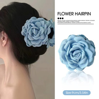 Vuốt tóc barrettes hoa trang trí phong cách đơn giản, phù hợp dùng hàng ngày cho nữ và bé gái