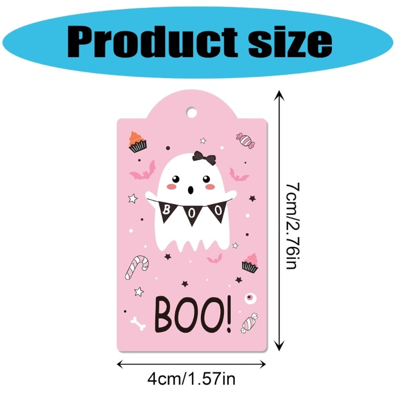 SHI Chống Thấm Nước Halloweens Trang Trí Tiệc Bộ 50 Tông Treo Trang Trí Có Họa Tiết Nổi