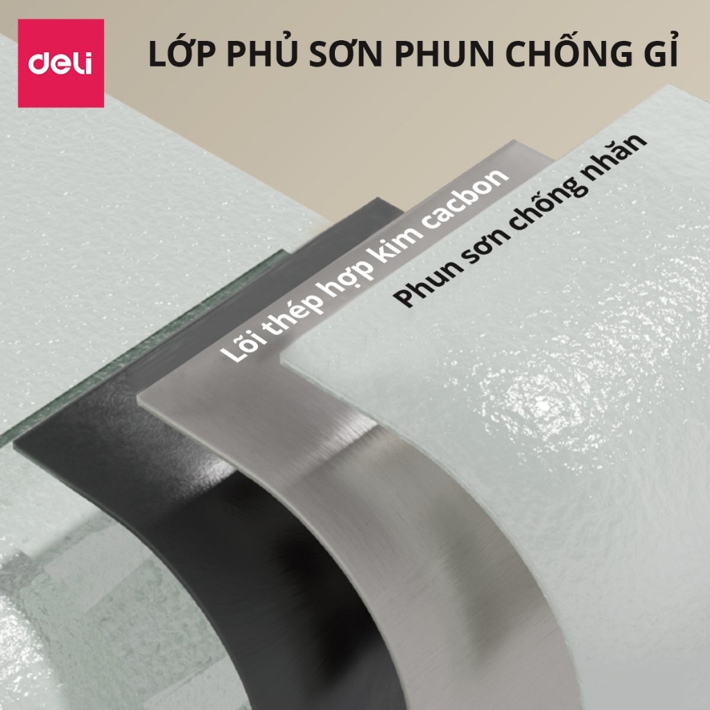 [TẶNG PIN] Két Sắt Mini Deli, Két Sắt Khóa Số Điện Thử Thông Minh Thiết Kế Nhỏ Gọn Chống Gỉ