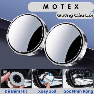 Bộ 2 gương cầu lồi ô tô 360 độ cao cấp, gương chiếu hậu xe hơi , kính lồi gắn gương oto xóa điểm mù