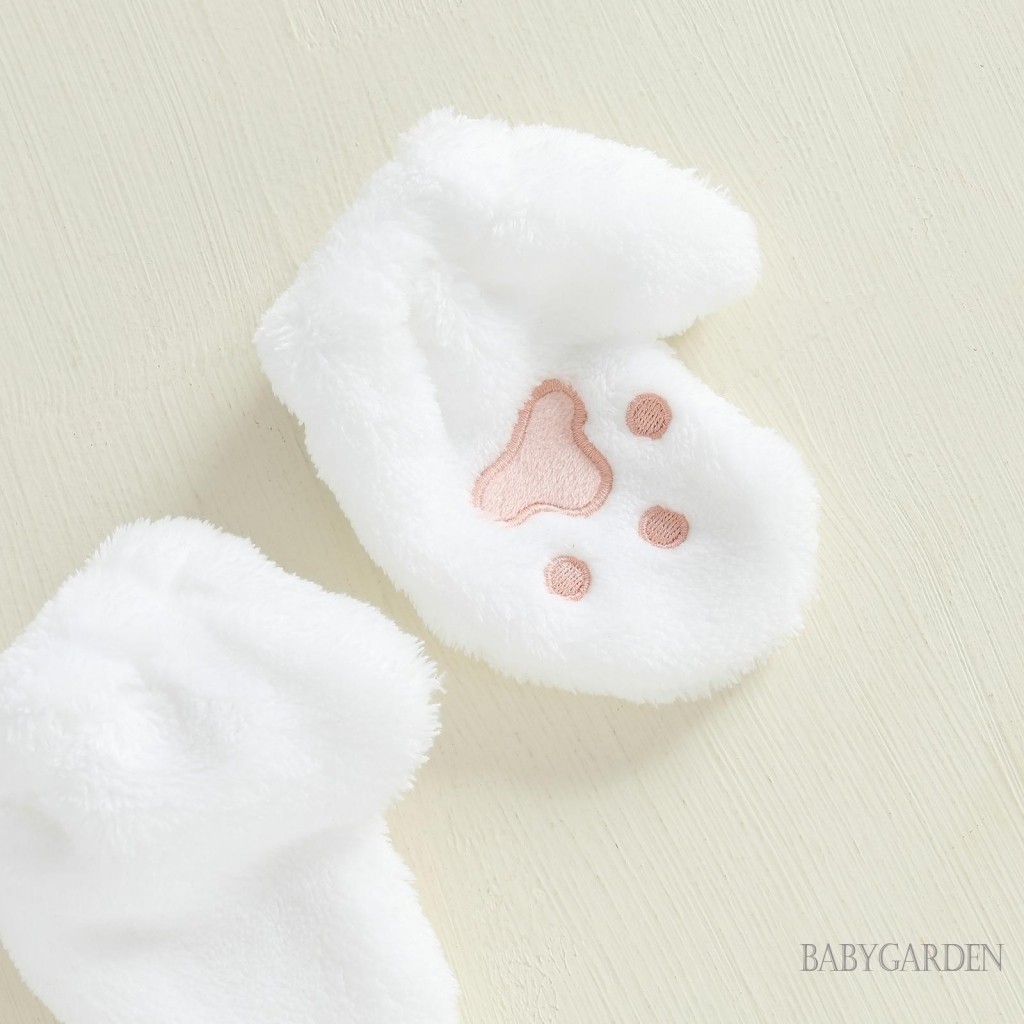 / / -Baby Girl Halloween Cat Trang Phục Sang Trọng Dài Tay Hood Zip Up Romper Găng Tay Giữ Ấm Chân Quần Áo Mùa Thu Đông