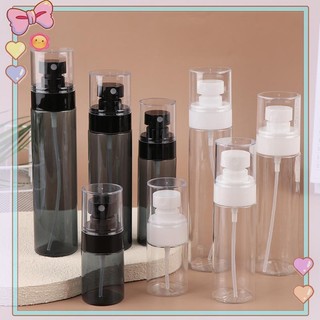 [beautifulhome] 30 / 60 / 100 / 120ML Chai đựng du lịch rỗng Trang điểm trong suốt / đen Cồn siêu mịn Mist Face Hydration Di động [làm đẹp]