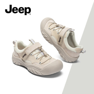 Giày đi bộ ngoài trời mới mùa xuân dành cho nữ JEEP, Khóa màu đa năng, Giày đi bộ thể thao du lịch nhẹ