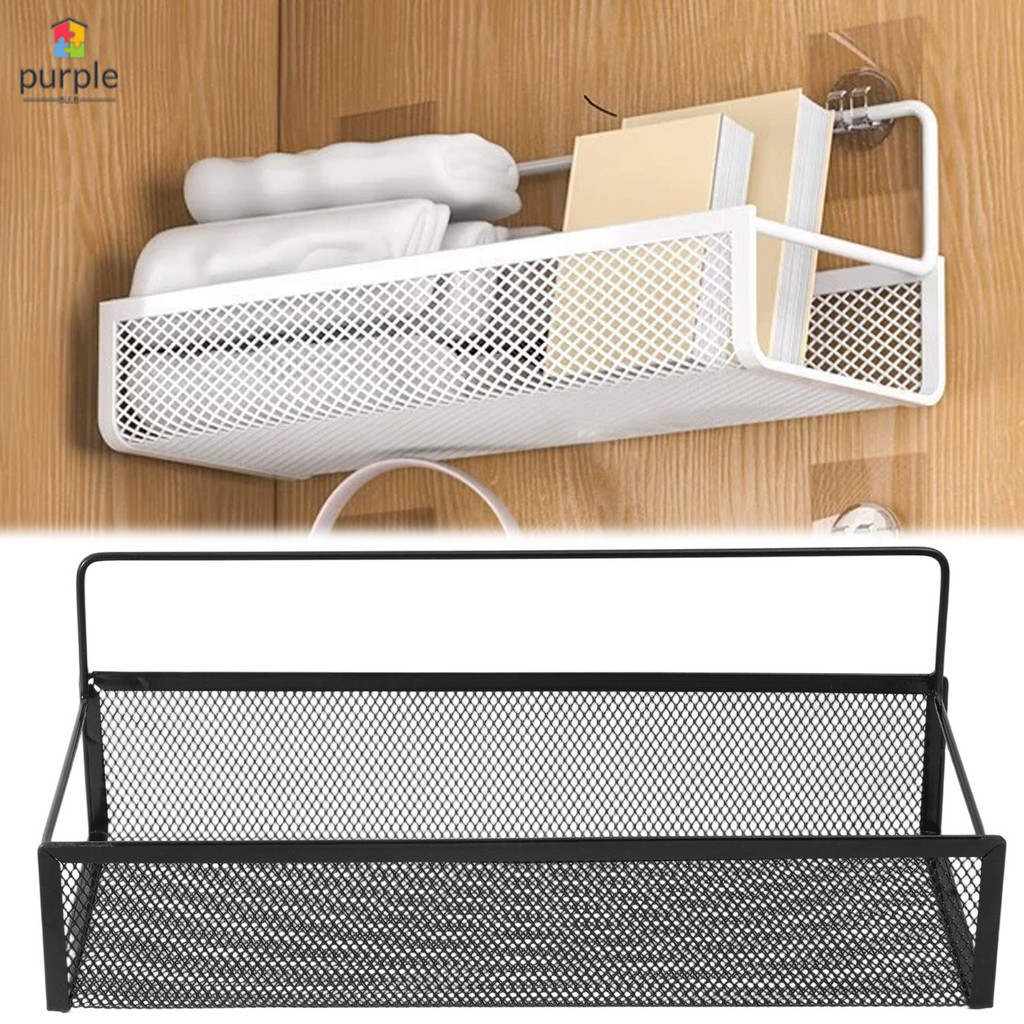 Kệ đựng đồ vệ sinh treo tường không đục lỗ - Giá đựng đồ treo đầu giường trường học - Đồ dùng phòng tắm đa năng