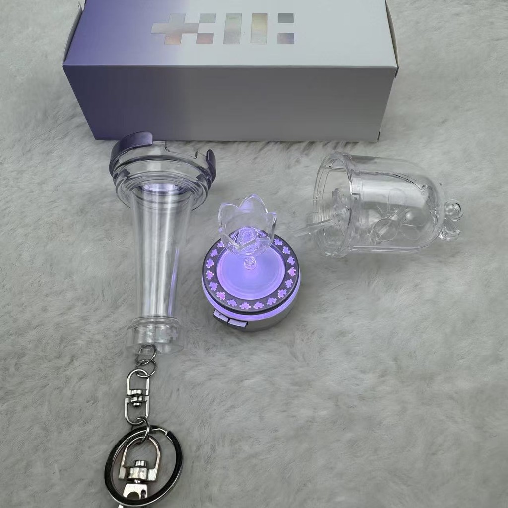 Móc khóa cầm tay Mini Kpop ILLIT YUNAH MOKA IROHA Glow Stick Móc chìa khóa