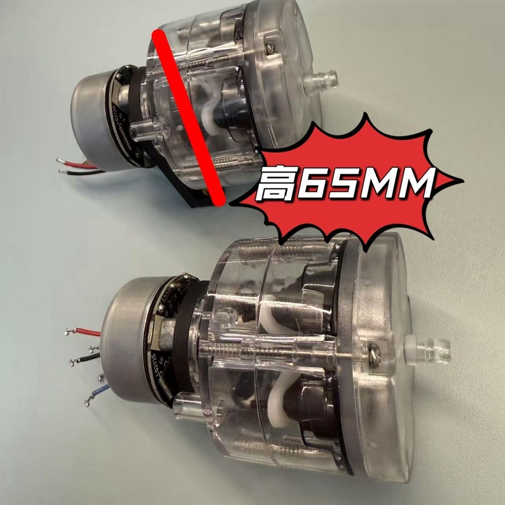 Đầu bơm oxy trong suốt DIY55, Máy bơm oxy không cháy siêu lớn được sửa đổi không cháy 15L, Máy bơm oxy không chổi than 12v.