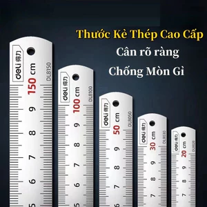 Thước Kẻ Thép Nhiều Kích Thước Kĩ Thuật - Chất Liệu Tốt Chống Mòn Gỉ Dụng Cụ Đo Lường