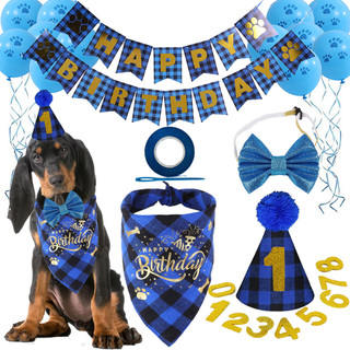 Chó Bandana Chó Trang Trí Sinh Nhật Bộ Tam Giác Chó Sinh Nhật Bandana Cho Nhỏ Vừa Lớn Đồ Dùng Sinh Nhật Cho Chó Nhỏ