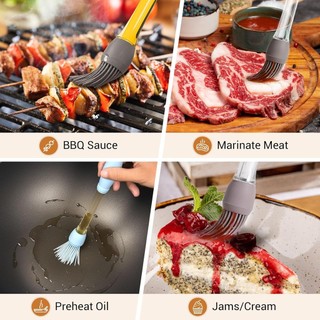 1 Gói Bàn Chải Basting Để Nấu Ăn Bàn Chải Bánh Ngọt Silicon Chịu Nhiệt Bàn Chải Thực Phẩm Bơ Sốt Dầu Để Nấu Ăn BBQ Nướng Bánh Dụng Cụ Nướng Tiện Ích Nhà Bếp Sử Dụng Ngoài Trời Tại Nhà