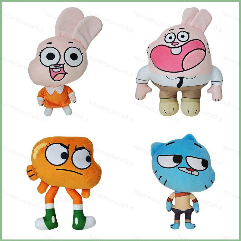 SQ5 Thế Giới Tuyệt Vời Của Gumball Sang Trọng Búp Bê Quà Tặng Cho Bé Gái Trang Trí Nhà Đồ Chơi Nhồi Bông Đệm Gối QS5