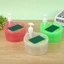 Bình tròn nhấn nước rửa chén có khay để miếng rửa tiện dụng (tặng kèm mút rửa chén)