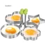 Dụng cụ nhà bếp nấu ăn bằng thép không gỉ Chiên trứng Shaper Vòng Khuôn bánh Pancake VN