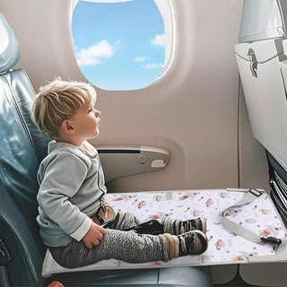 DE Bộ mở rộng ghế máy bay mới biết đi biến ghế máy bay thành giường thư giãn với dây nịt an toàn cho giấc ngủ của trẻ