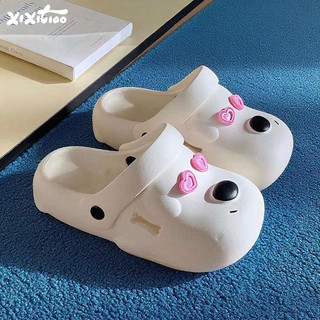 XIXITIAO Dép Dép Đế Dày Cha Mẹ-Con Nam Nữ Trẻ Em Hoạt Hình Con Chó Con Mặc Ngoài Bãi Biển