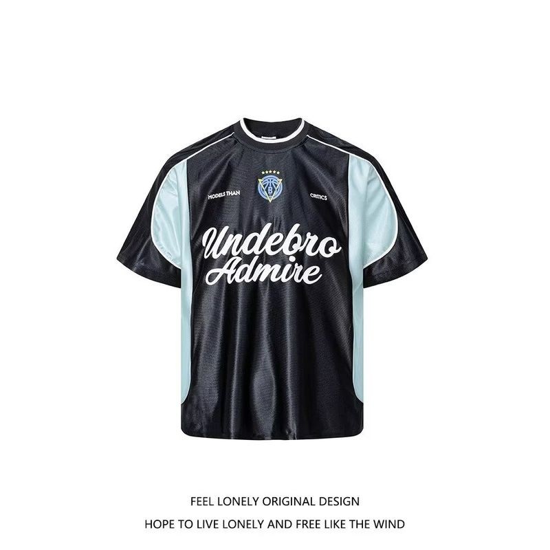 ThaliaWisp Áo Thun Nam Retro Mới, Jersey Phù Hợp Thể Thao Hàng Ngày